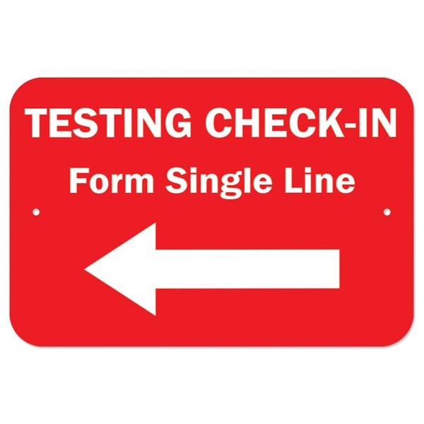 Signmission 7 in Height, Heavy Gauge Aluminum, A-1218-25475, A-1218-25475 A-1218-25475 - main